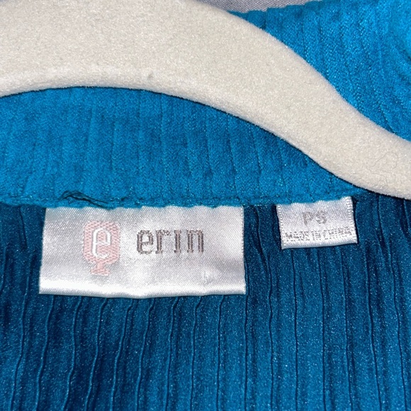 Vintage Erin by Erin London Y2K Style Textured Button Down Size S 88 - Picture 4 of 9